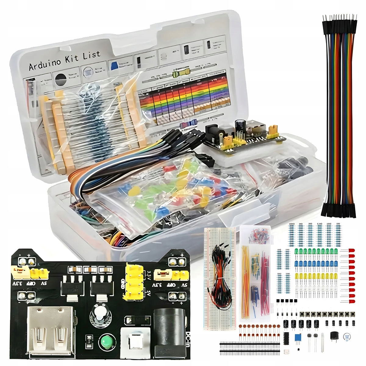 Zestaw Startowy Do Nauki Programowania kompatybilny z Arduino Uno Z Płytką