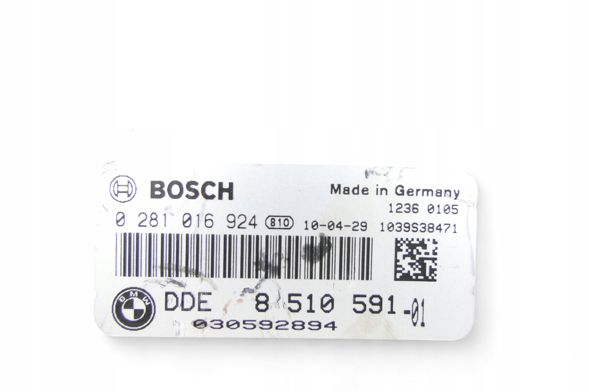 Computer Bedienteil DES MOTORS BMW E87 E83 E60 E60 E90 E91 F10 2.0D N47 8510591