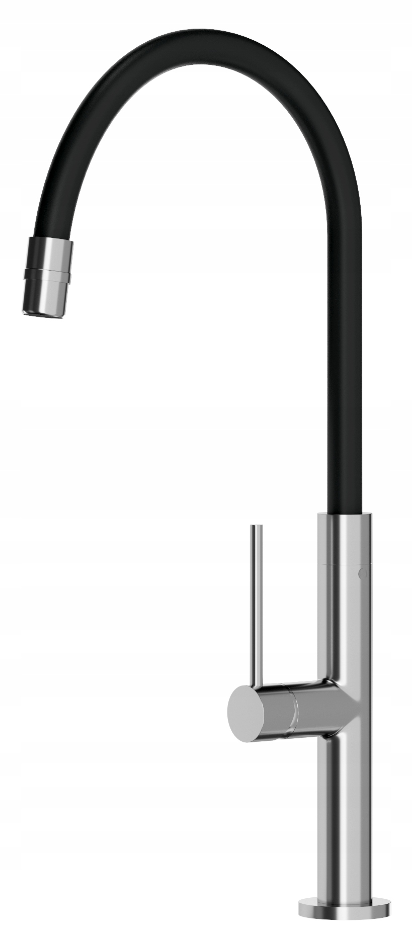 Kuchynská Batéria S Flexibilným Výtokom, Strieborná Chrómová, Do Umývadla Oti