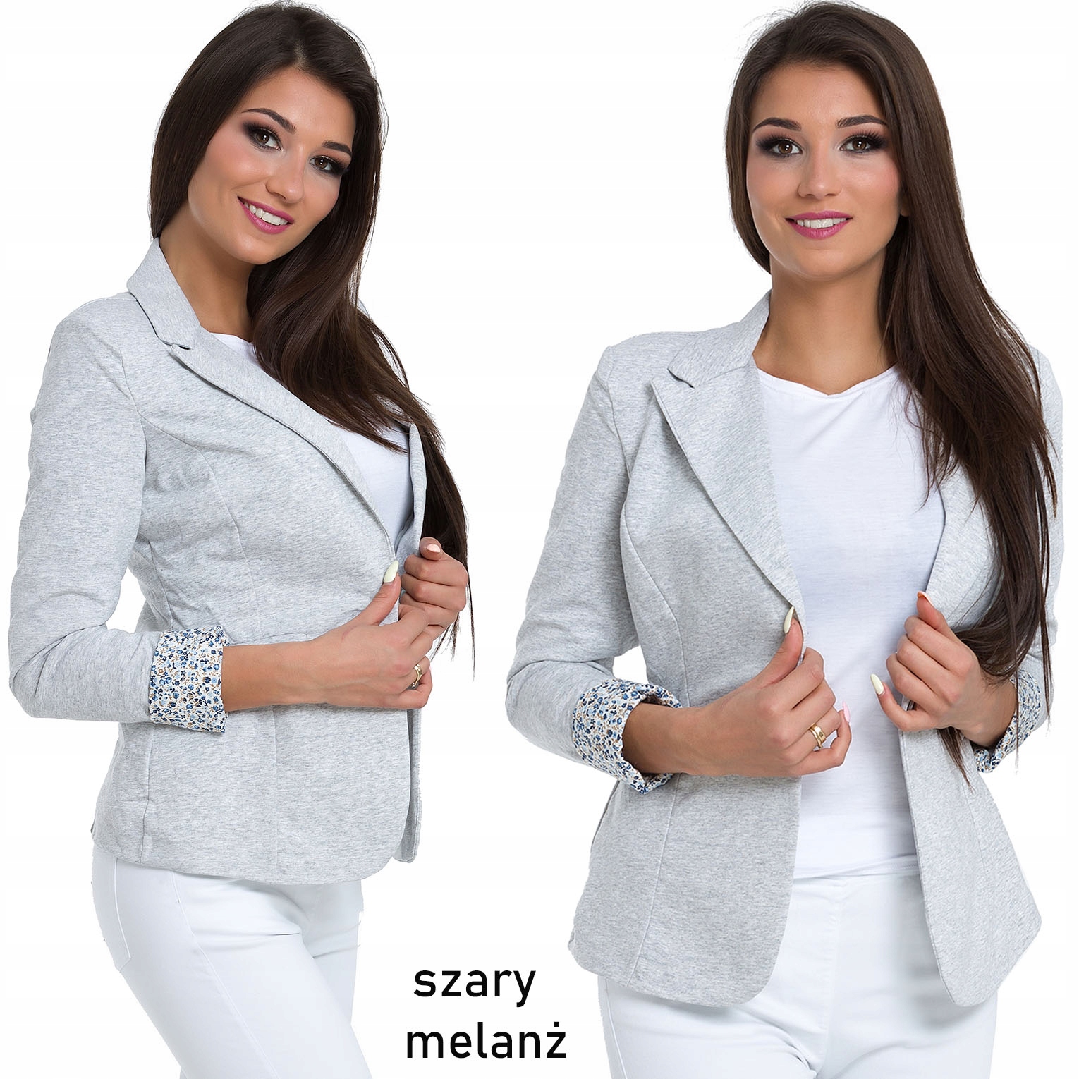 723_roz._XL_KLASYCZNA Bawełniana Marynarka