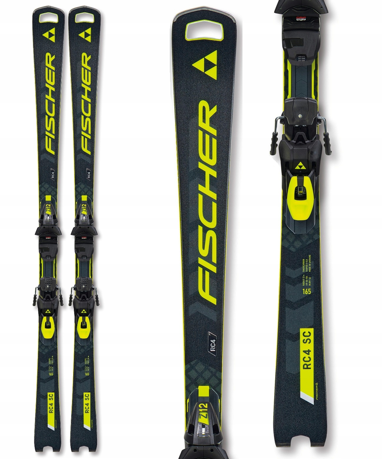 Fischer Narty zjazdowe RC4 Wc Sc Mt World Cup Mt wiązania RC4 Z12 155 cm