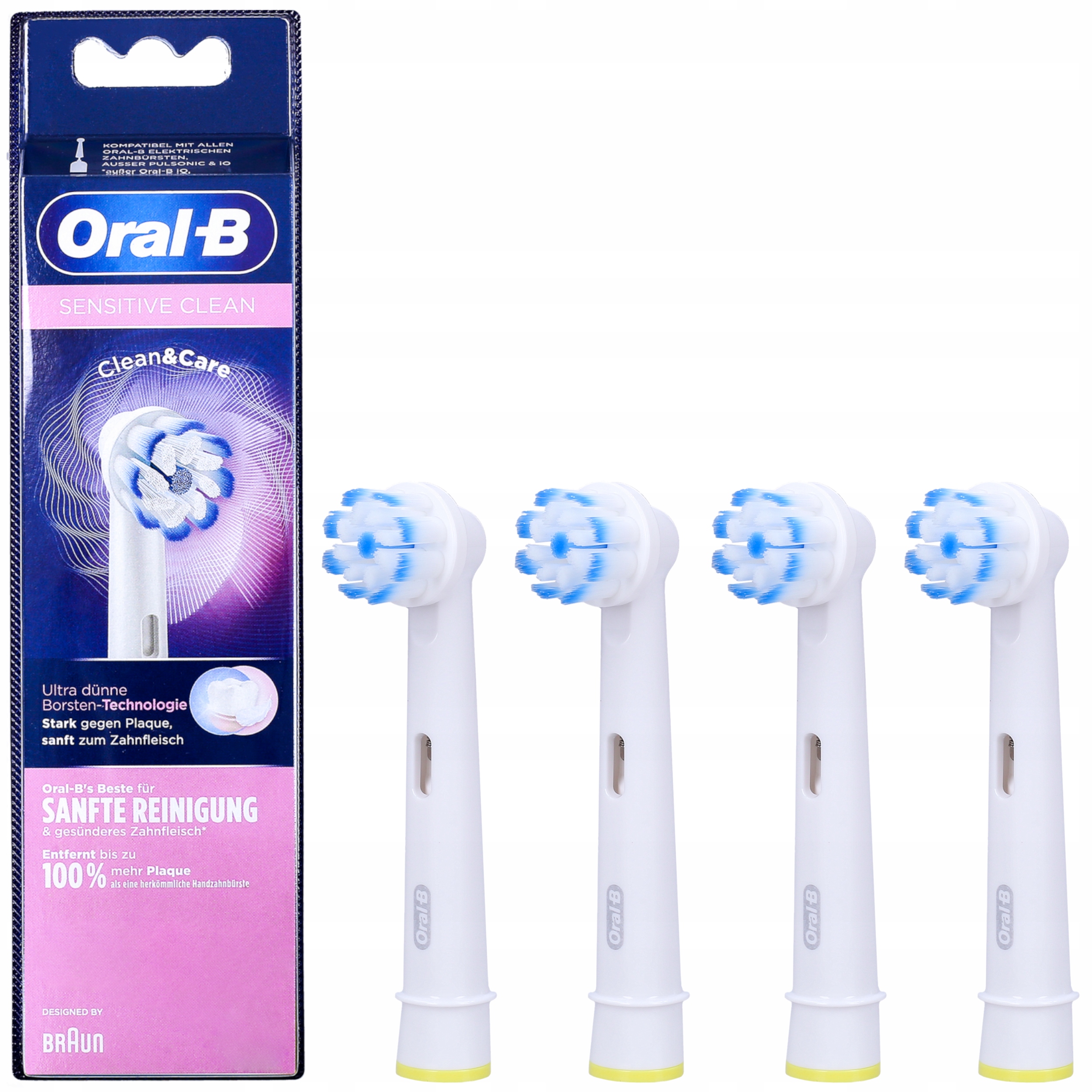 

4x Końcówka Główka Oral-b Sensitive Miękka EBS17-2