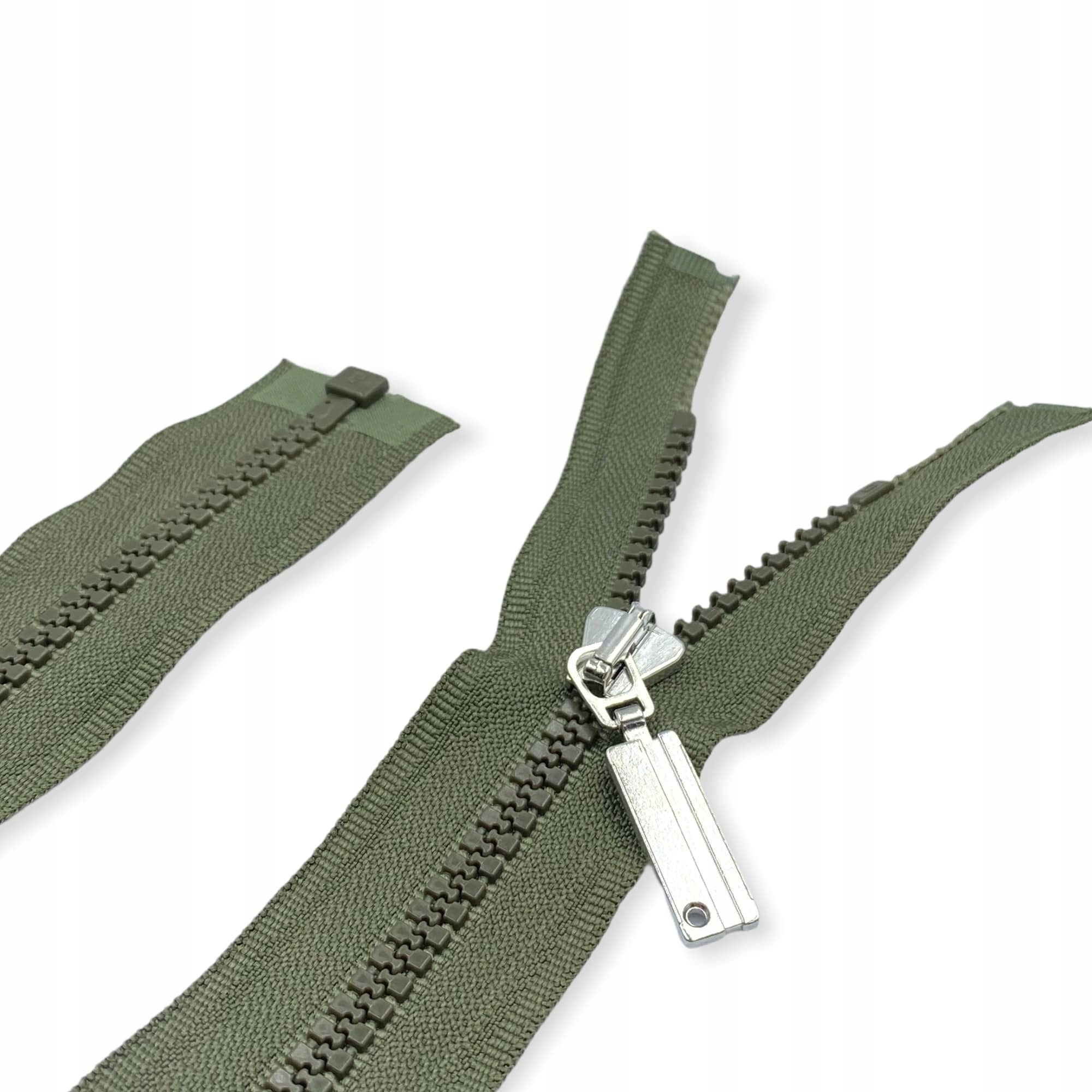 Zamek błyskawiczny kostkowy Alpha khaki 75CM