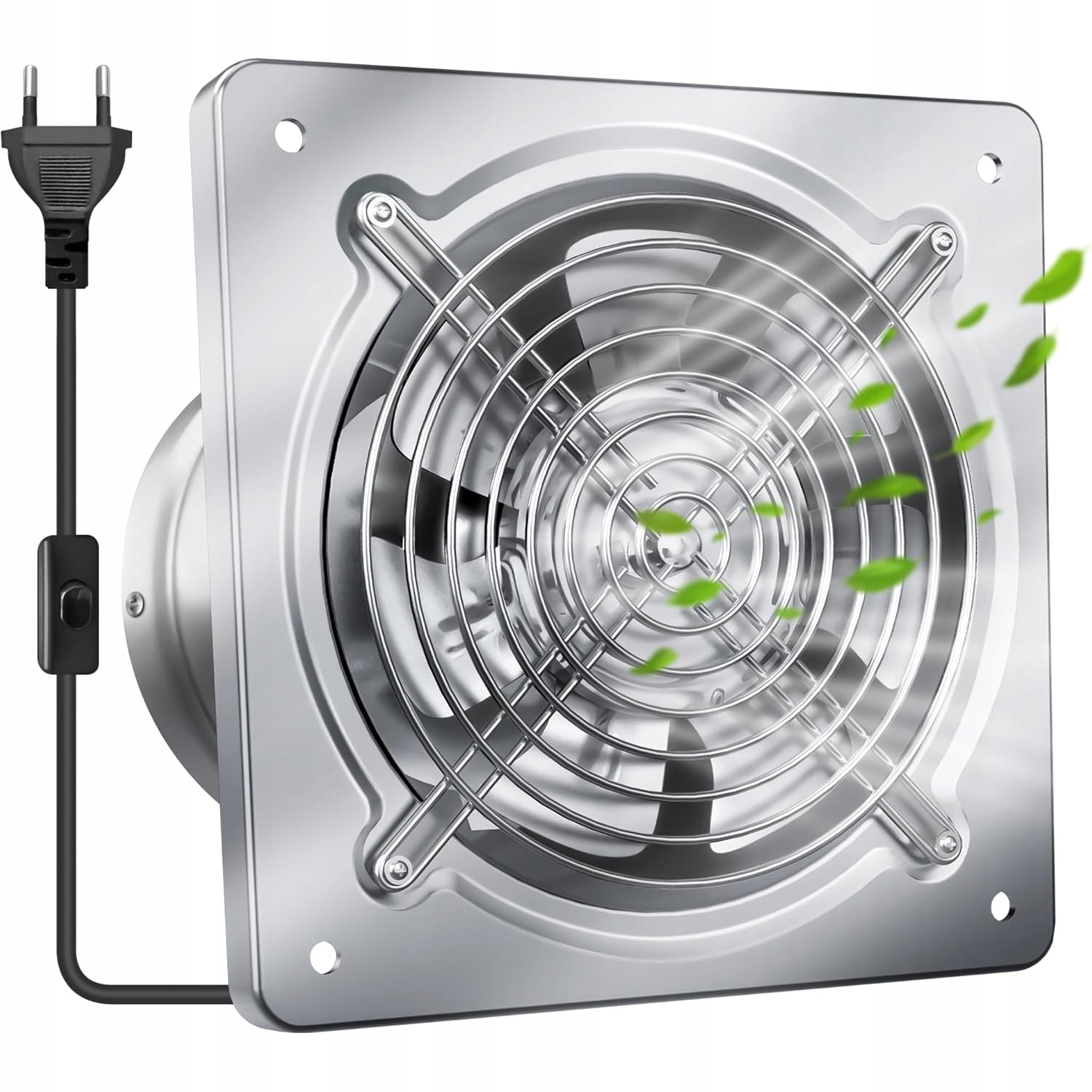 Mocny Wentylator Wyciągowy 150mm 780m³/h Do Kuchni Łazienki Piwnicy Garażu