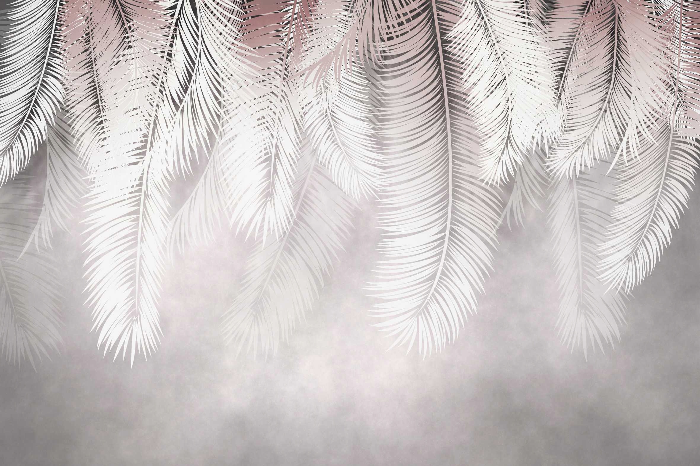 FOTOTAPETA NOWOCZESNE LIŚCIE 3D salon sypialnia