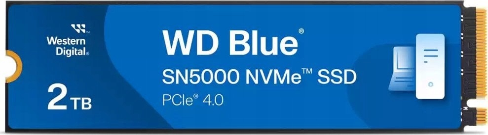 Dysk Ssd Wd Blue SN5000 2TB M.2 2280 Pci-e x4 Gen4 NVMe (WDS200T4B0E)