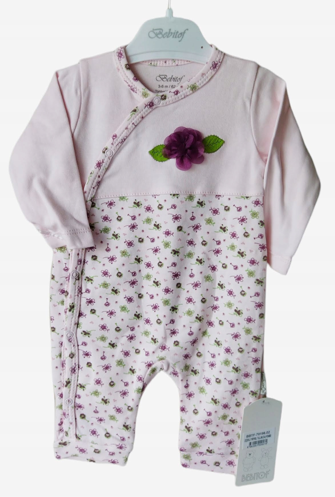 Pajacyk dla noworodka 74 RAMPERS 100 % Bawełna