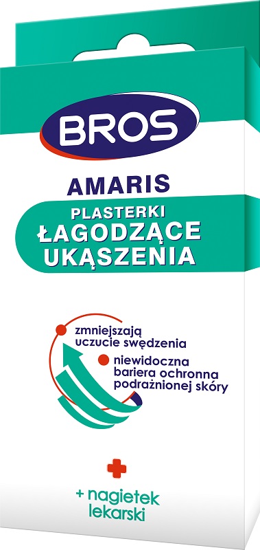 

Bros Amaris plasterki łagodzące ukąszenia 20 szt.