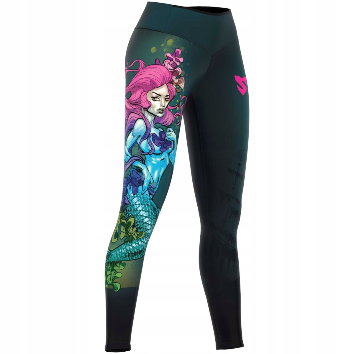 

Legginsy Z Wysokim Stanem Smmash Mermaid Mermaid-
