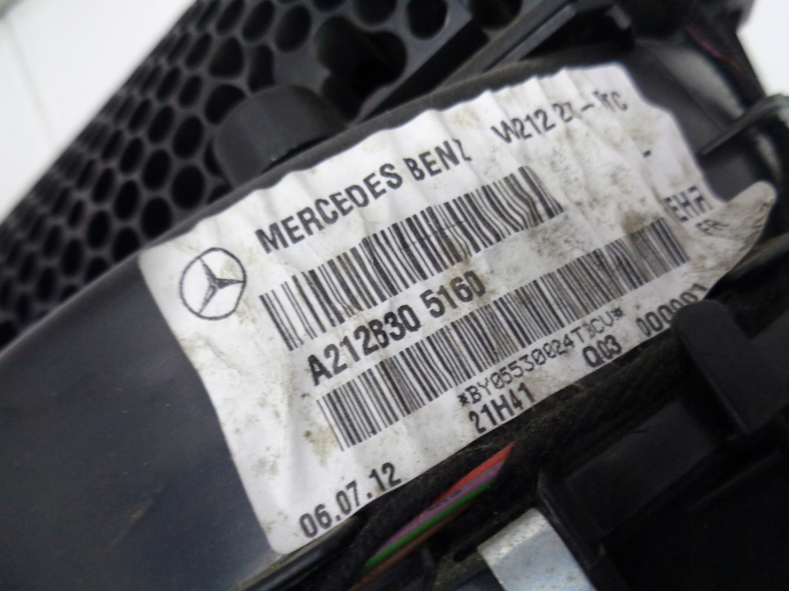 MERCEDES E W207 C207 heating heater 09-16r