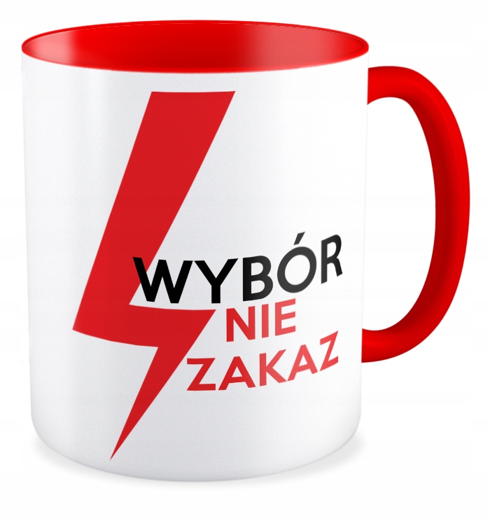 

Kubek czerwony piekło strajk protest Kobiet