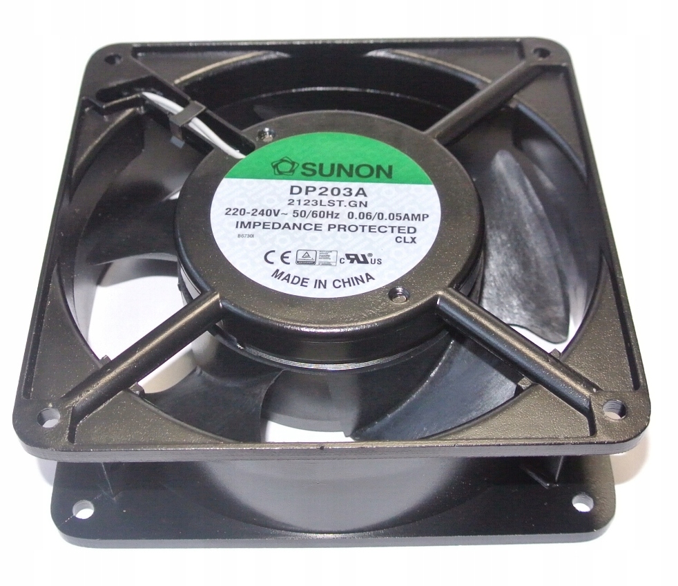 Wentylator 230V~ 10W 120x120x38 DP203A-2123LST.GN Sunon 230VAC [1szt]