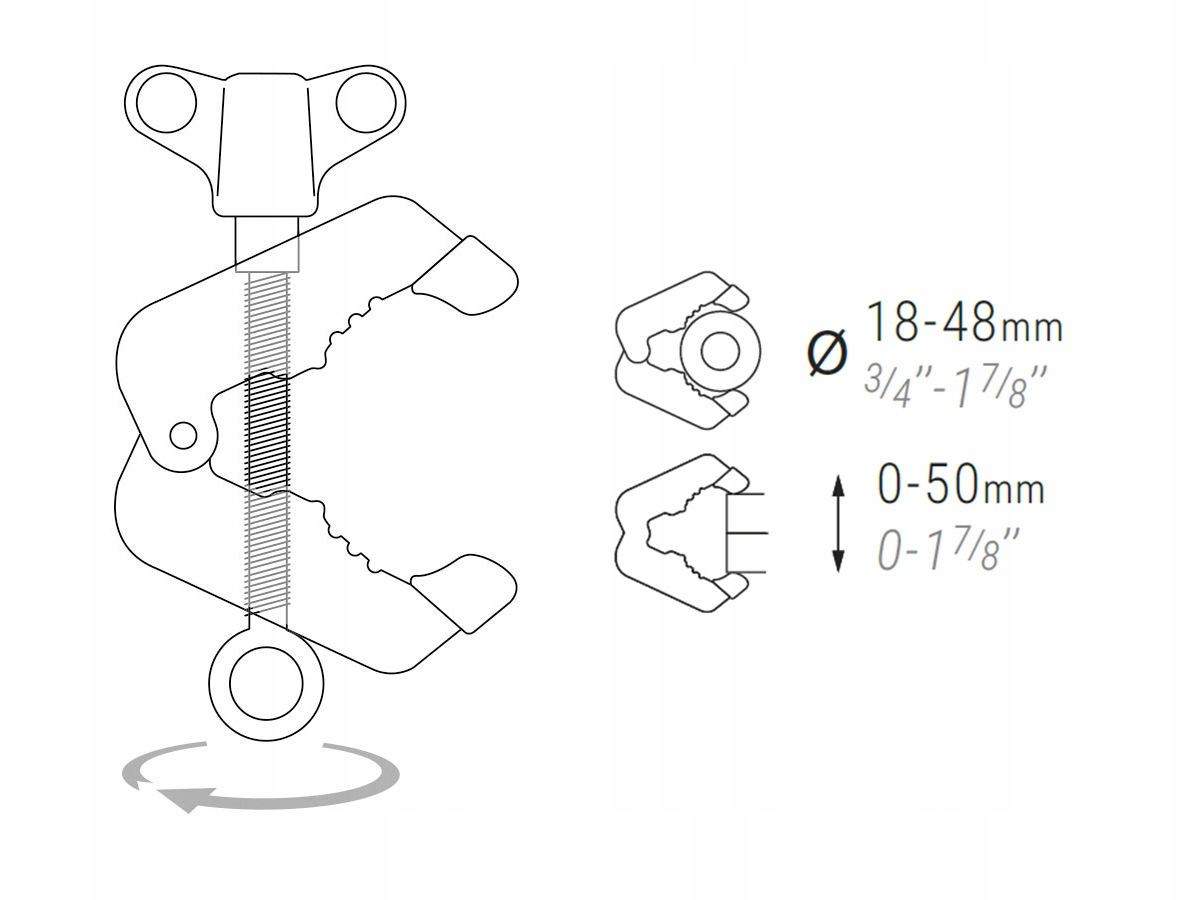 PIHER Multi zacisk uniwersalny oczko Stan opakowania oryginalne