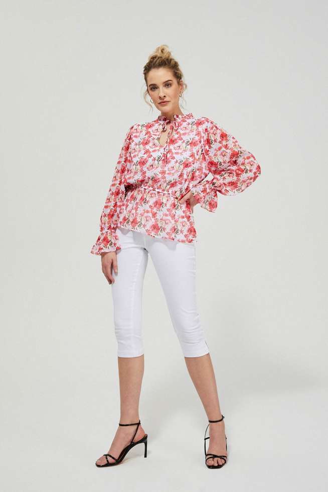 MOODO SPODNIE RYBACZKI L-SP-3407 WHITE; XS Marka Moodo