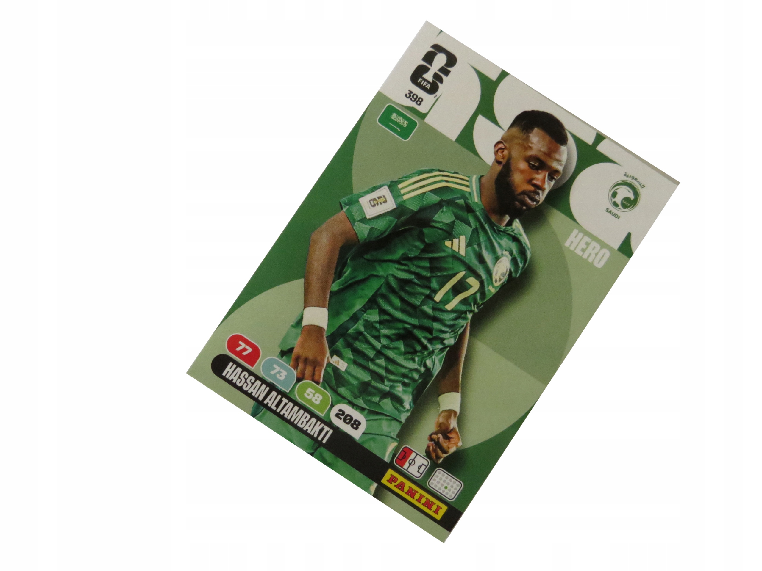 Panini Fifa World Cup 2026 Hero 398 Hassan Altambakti Arabia Saudyjska