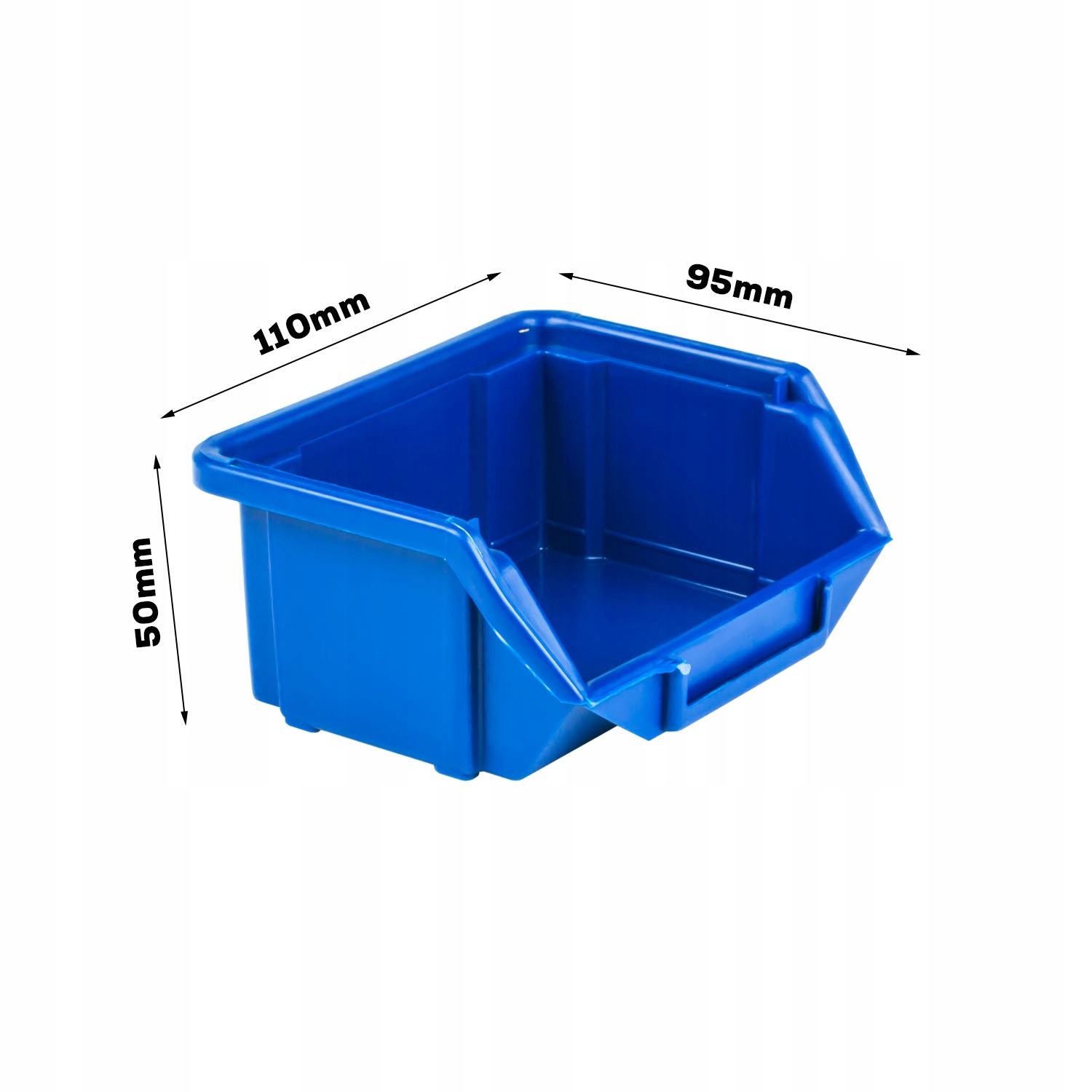 10 x Pojemnik Kuweta Organizer Niebieski 110x95x50 Kod producenta 10 x PAT-ECOMINNIEPG001