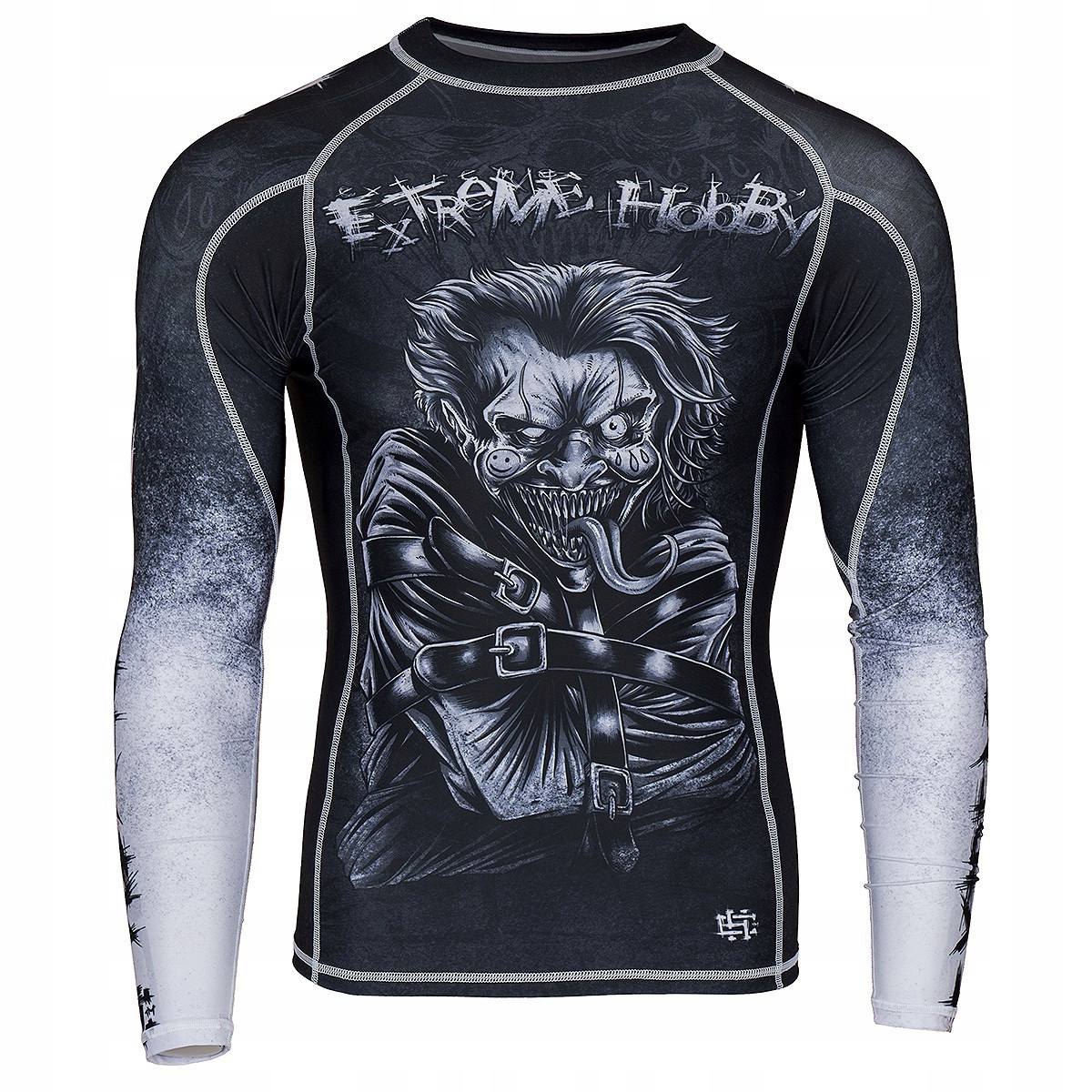 RASHGUARD męski z długim rękawem PSYCHO CLOWN S