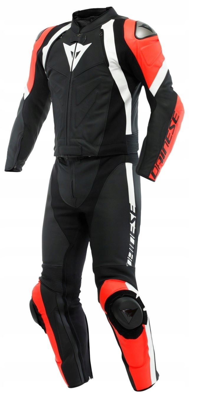 Dainese Avro 4 2pc Blk/red/wht Kombinéza