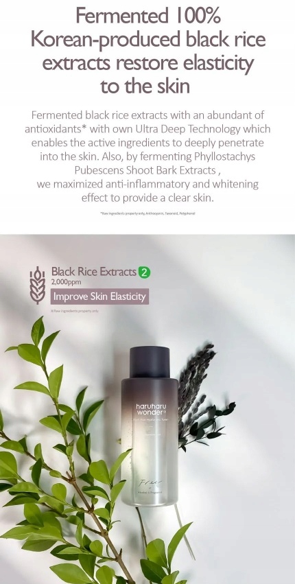 HaruHaru Wonder Black Rice Hyaluronic Toner For Sensitive Skin 150ml - Tonik do cery wrażliwej — 5