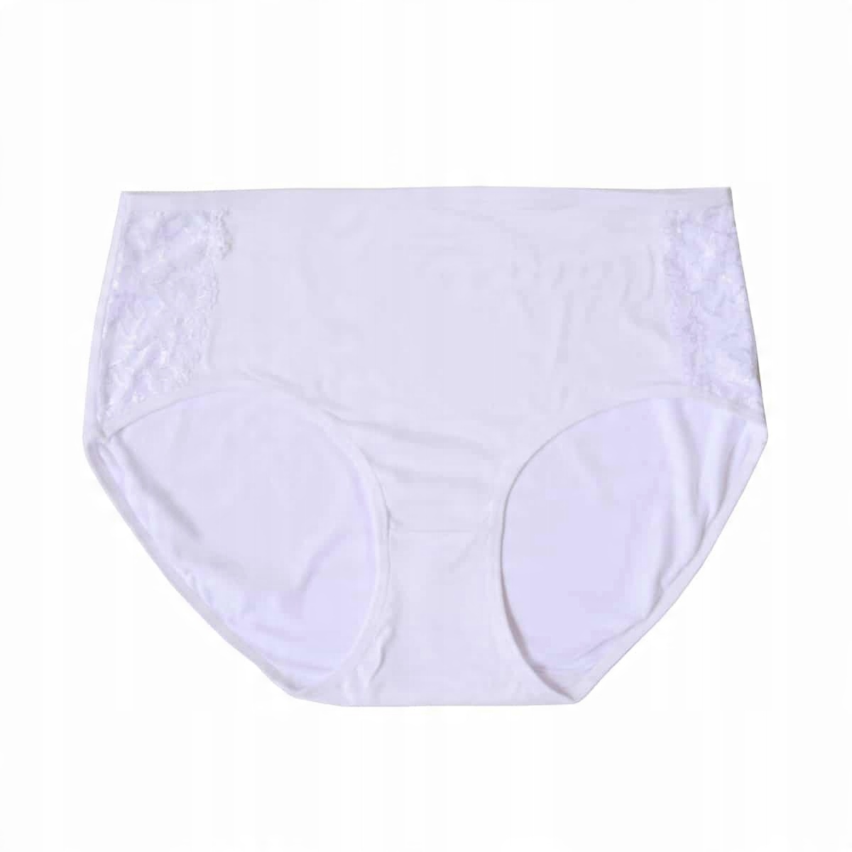

Majtki bambusowe z wyższym stanem 3XL 575 biały