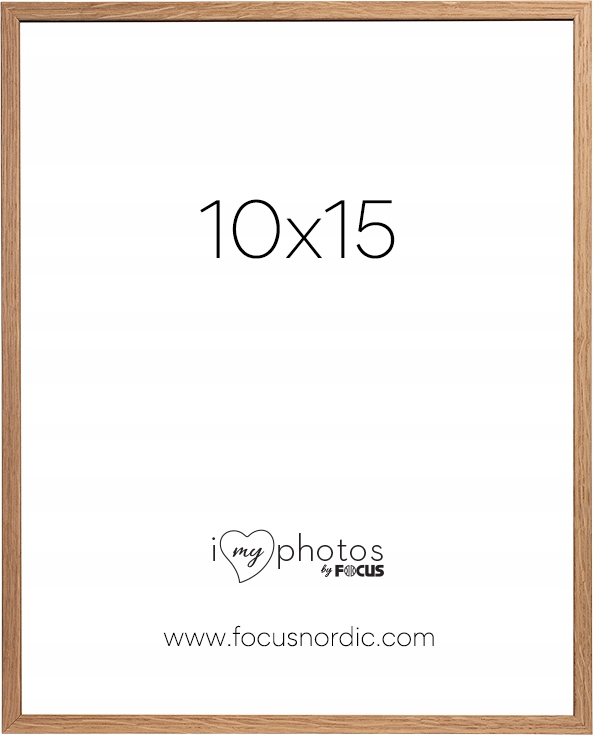 ramka Focus Rock Oak veneer 10X15