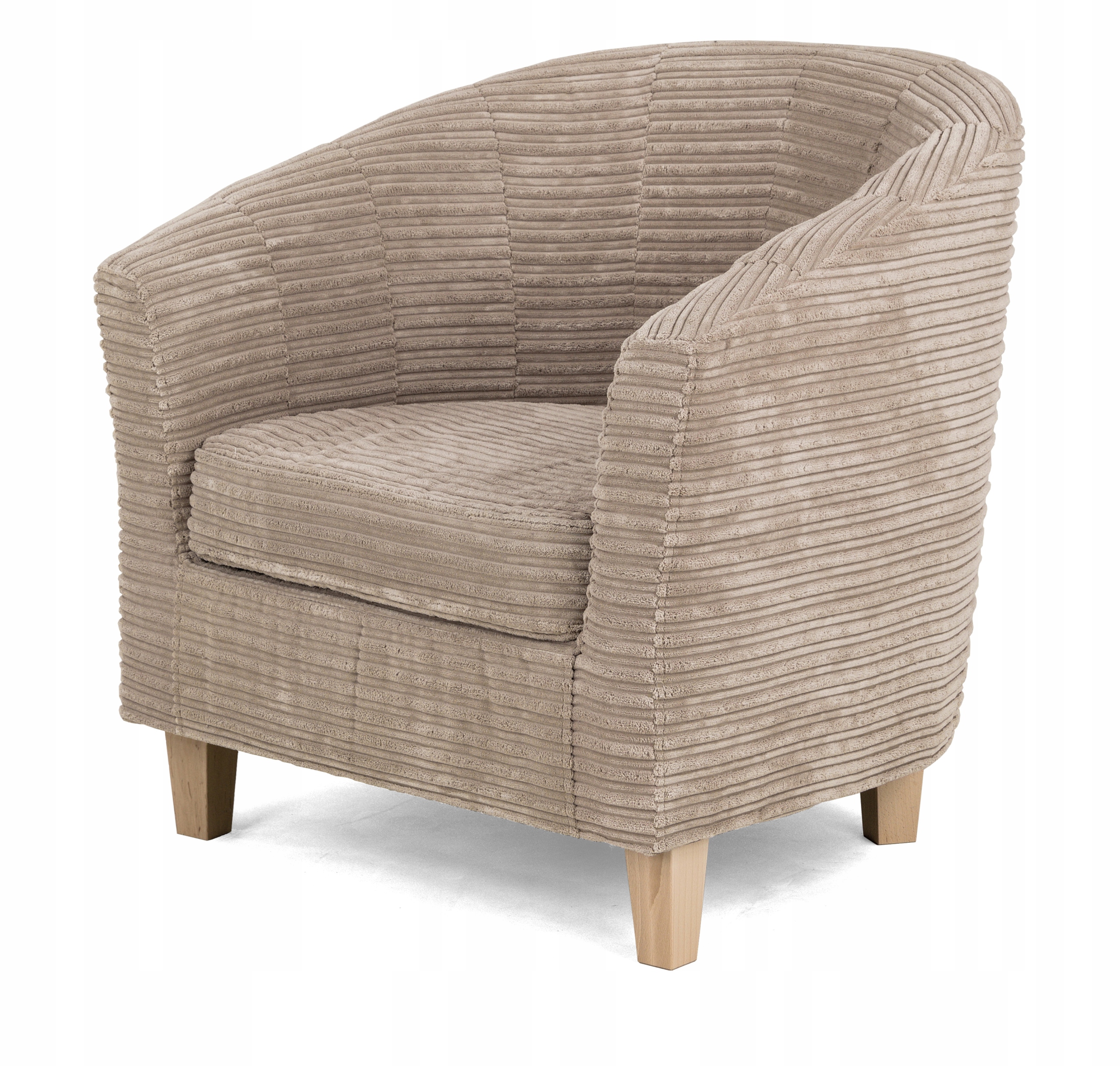 

Fotel Tiffany Klubowy Kubełkowy Sztruks