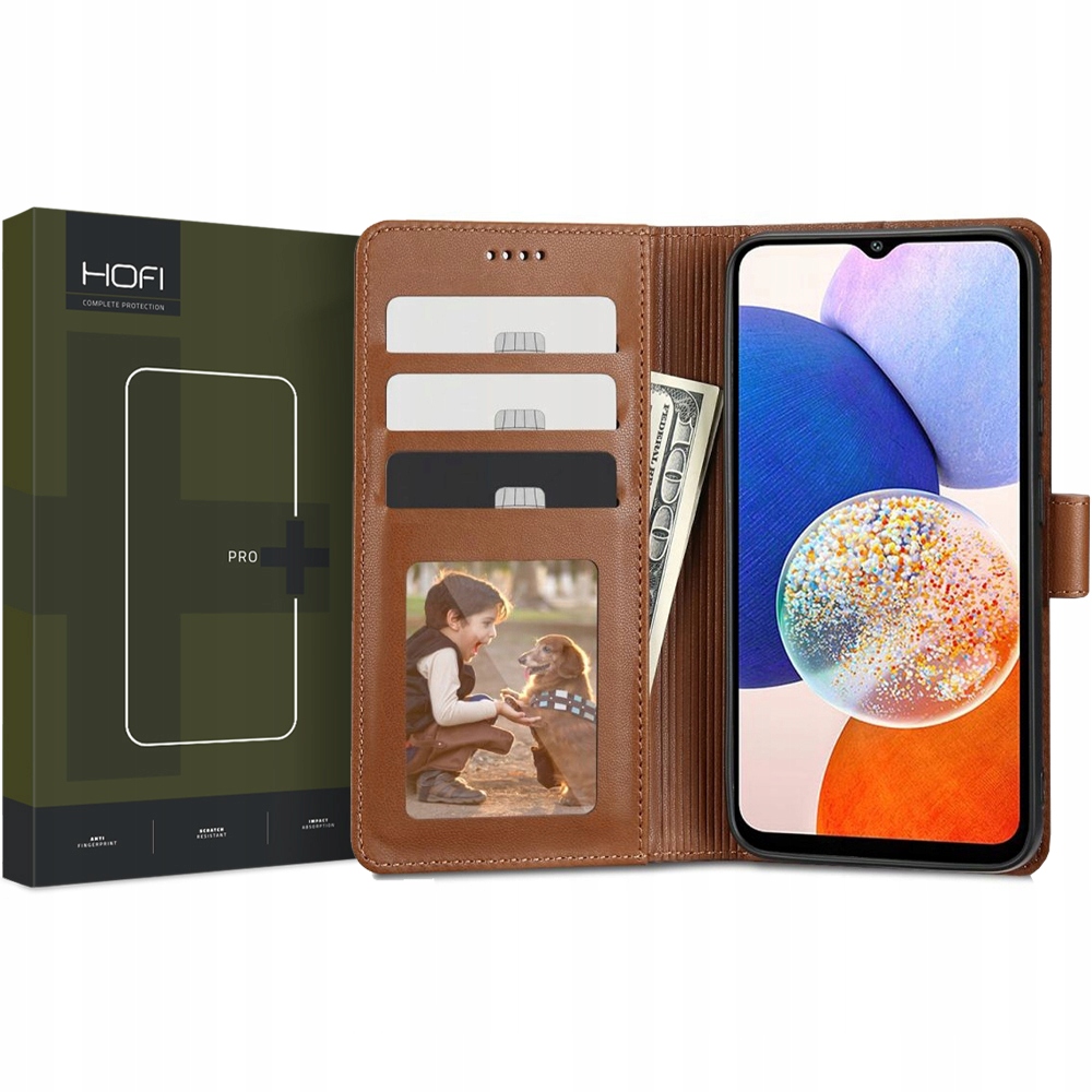 

Wallet Etui Portfel Na Galaxy A14 4G 5G Szkło