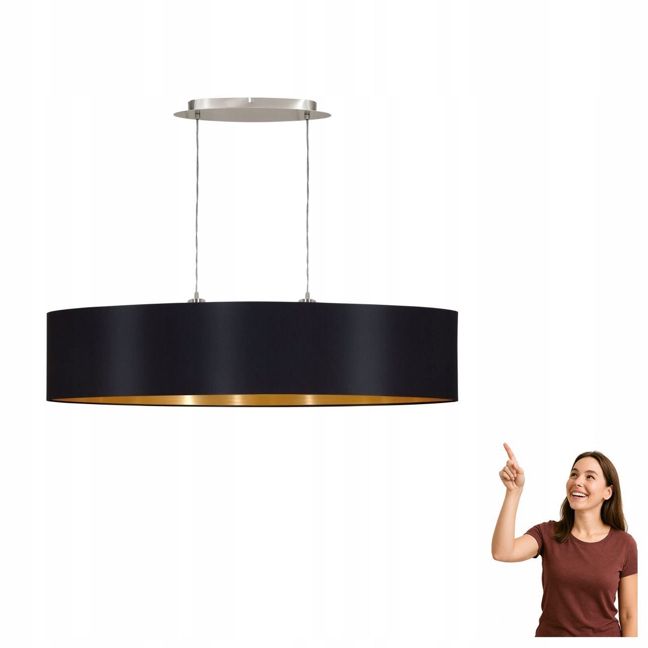 Závesná lampa Maserlo 31616 Eglo