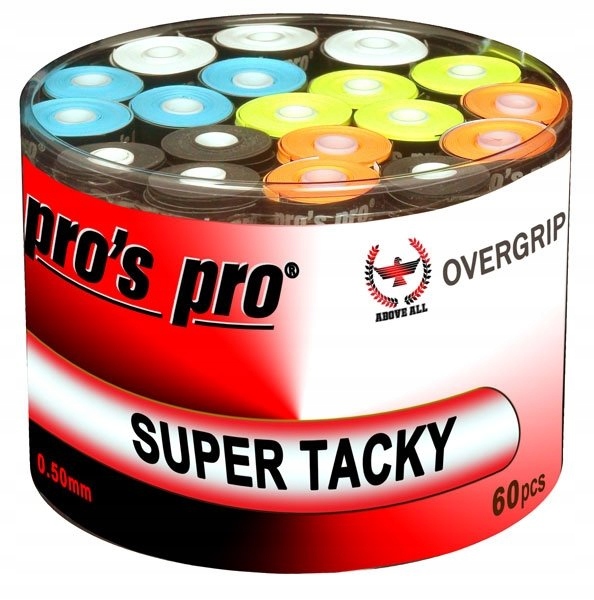 Owijki Pro`s Pro Tacky box 60 sztuk MIX