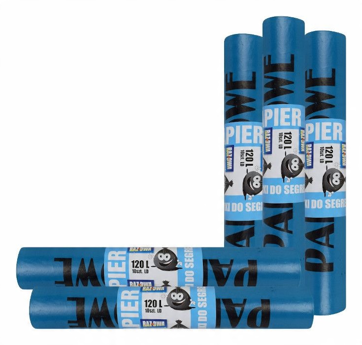 

Worki Do Segregacji Odpadów Papier 120l 10szt Ldpe