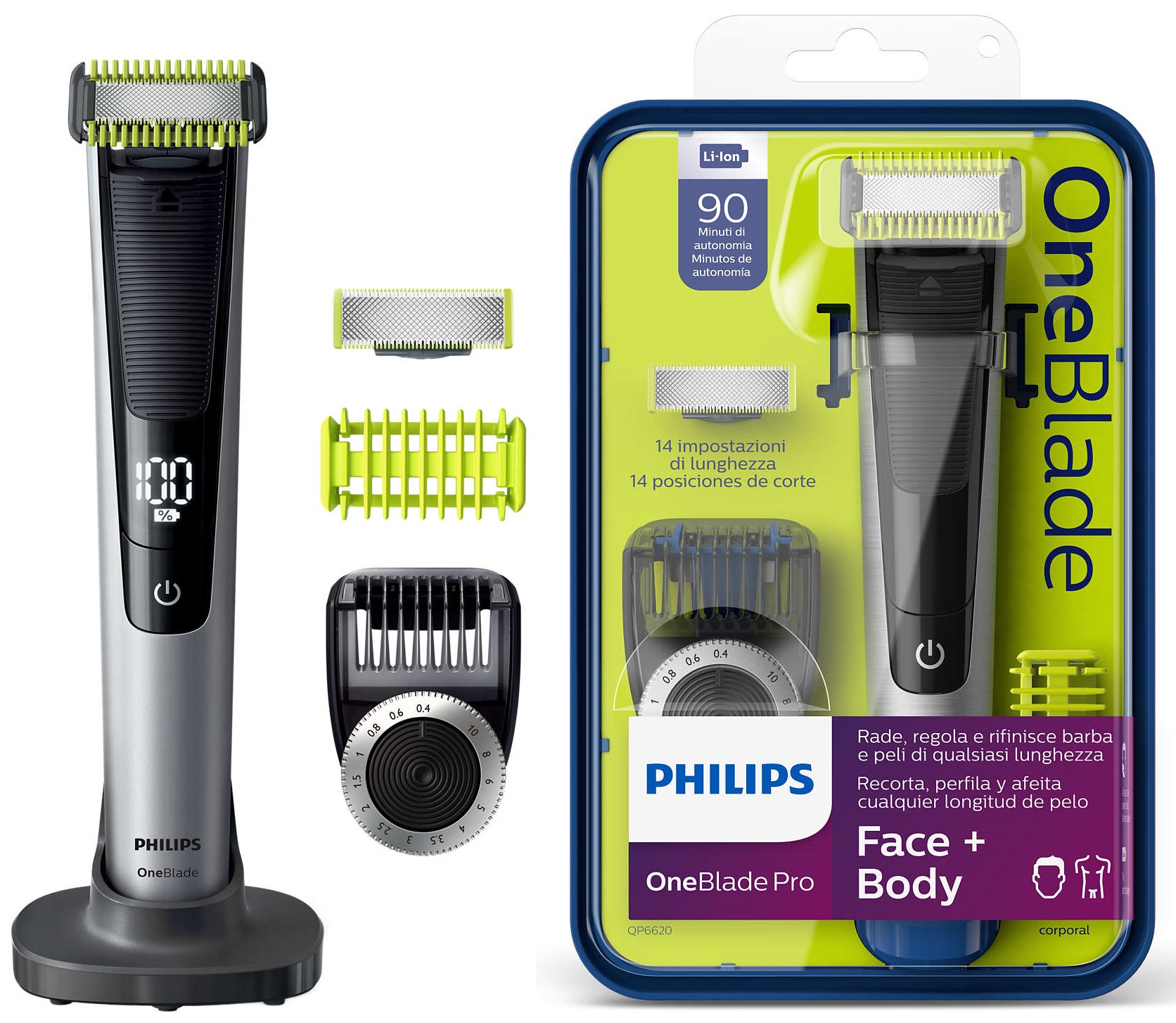 philips norelco oneblade pro face and body trimmer
