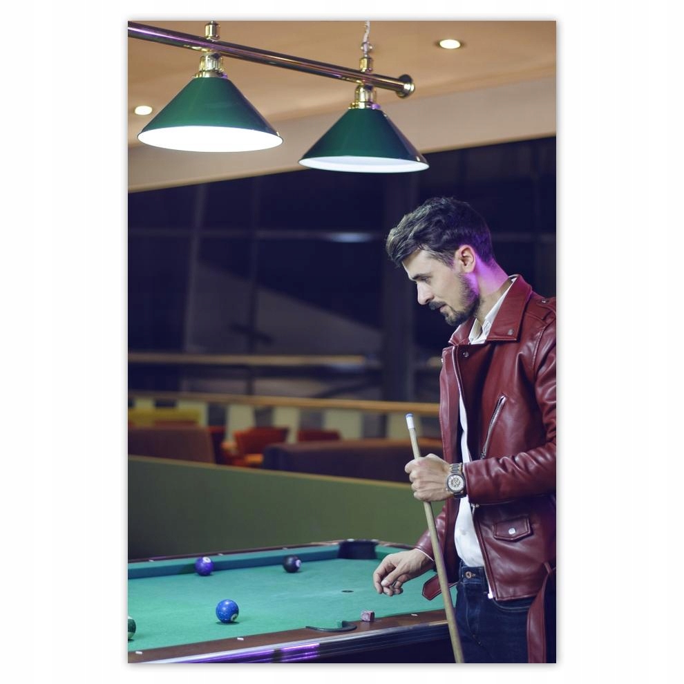 

Plakaty 40x60 Bilard Gra Stół Bile Kije