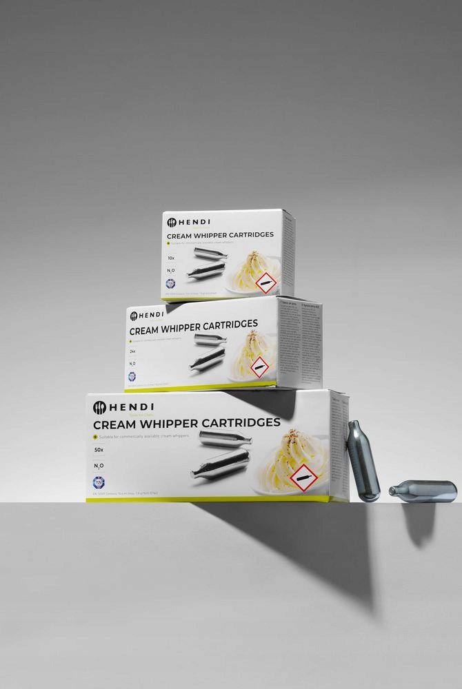 Hendi Naboje do syfonów do bitej śmietany 24 szt. Model 588215
