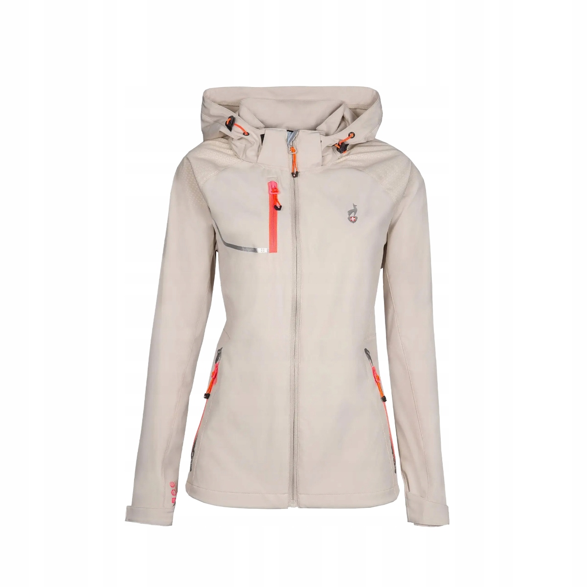 Dámská nepromokavá softshellová bunda Aulp Rossa prodyšná s kapucí XL