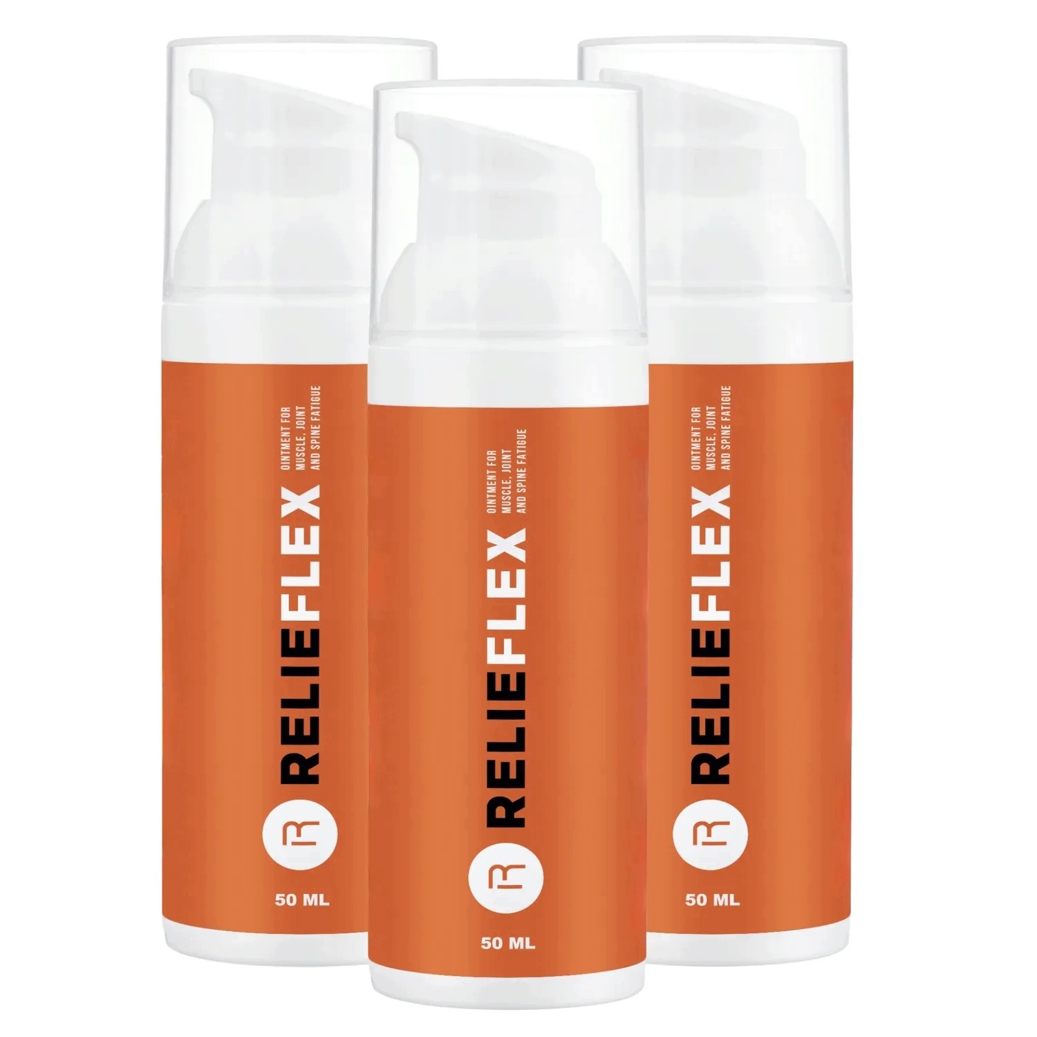 3x RelieFlex Silna maść na regenerację mięśni, stawów i kości 50 ml