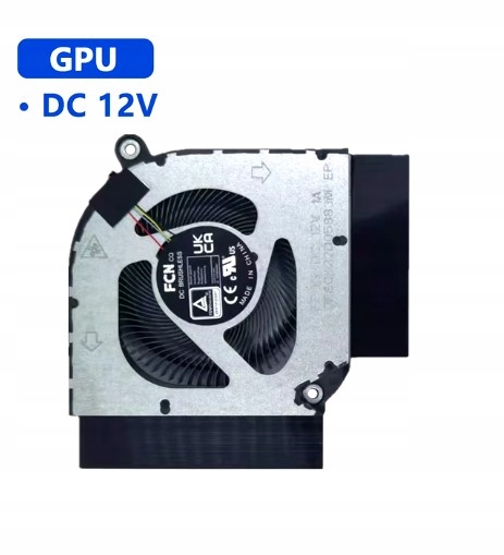 Ventilátor 12V Gpu Acer Nitro 5 AN517-41 AN517-52 AN517-55 N22C1 N20C11 N2