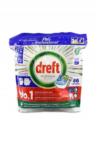 

Dreft Platinum All in one 86 szt kaps. do zmywarki
