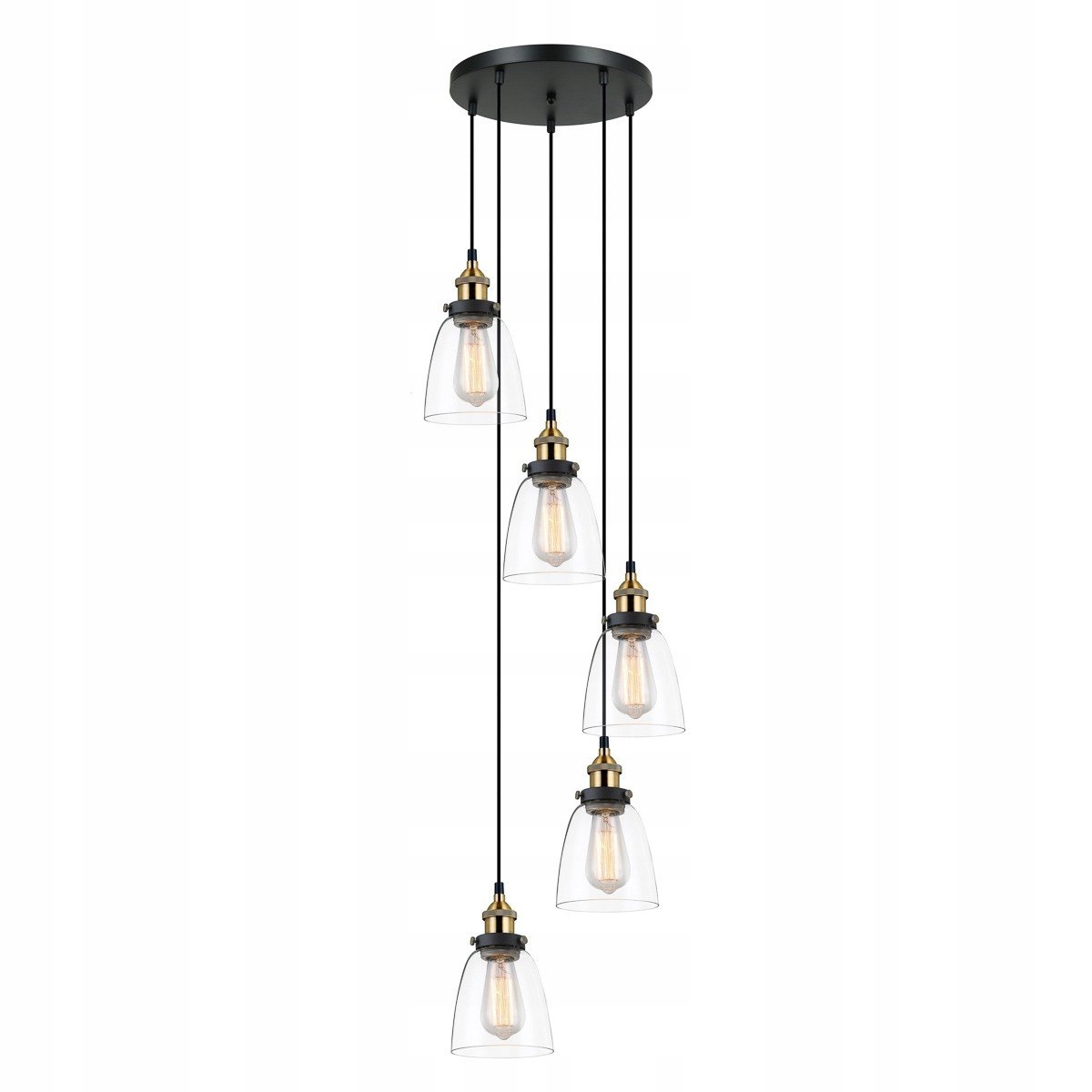 Závesná lampa Francis kaskáda do obývačky