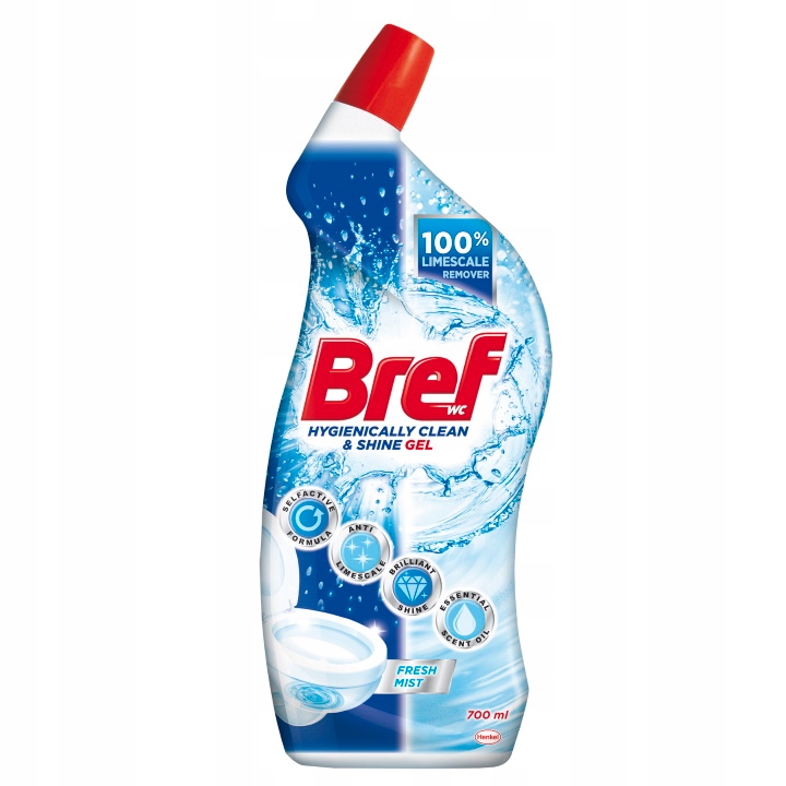 

Bref Hygienically Żel do toalet Fresh Mist 700ml