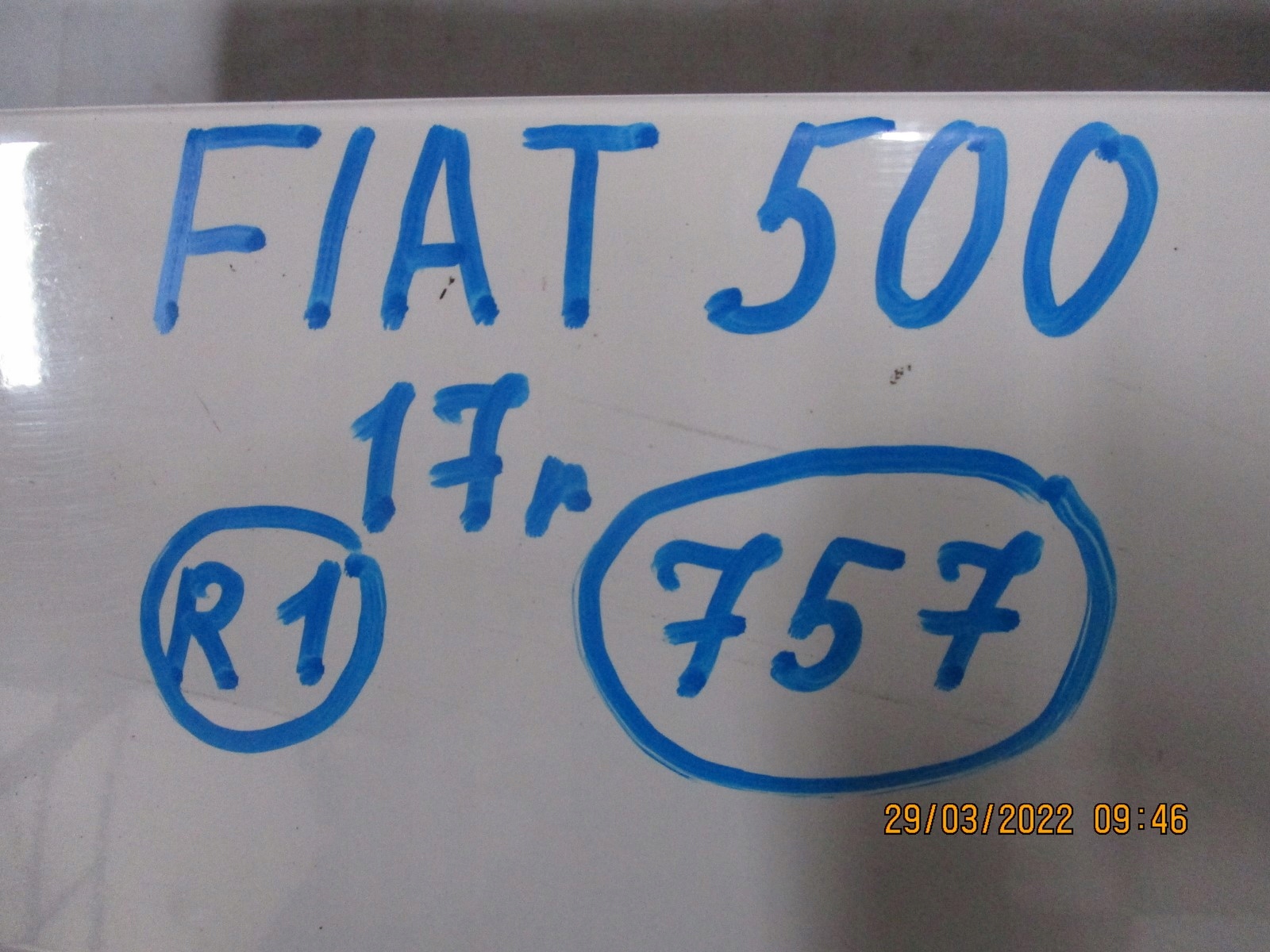 bumper FIAT 500 front front