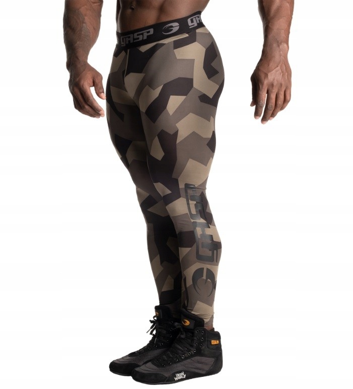Legginsy Męskie Sportowe Treningowe Na Siłownie Do Ćwiczeń Gasp Core L