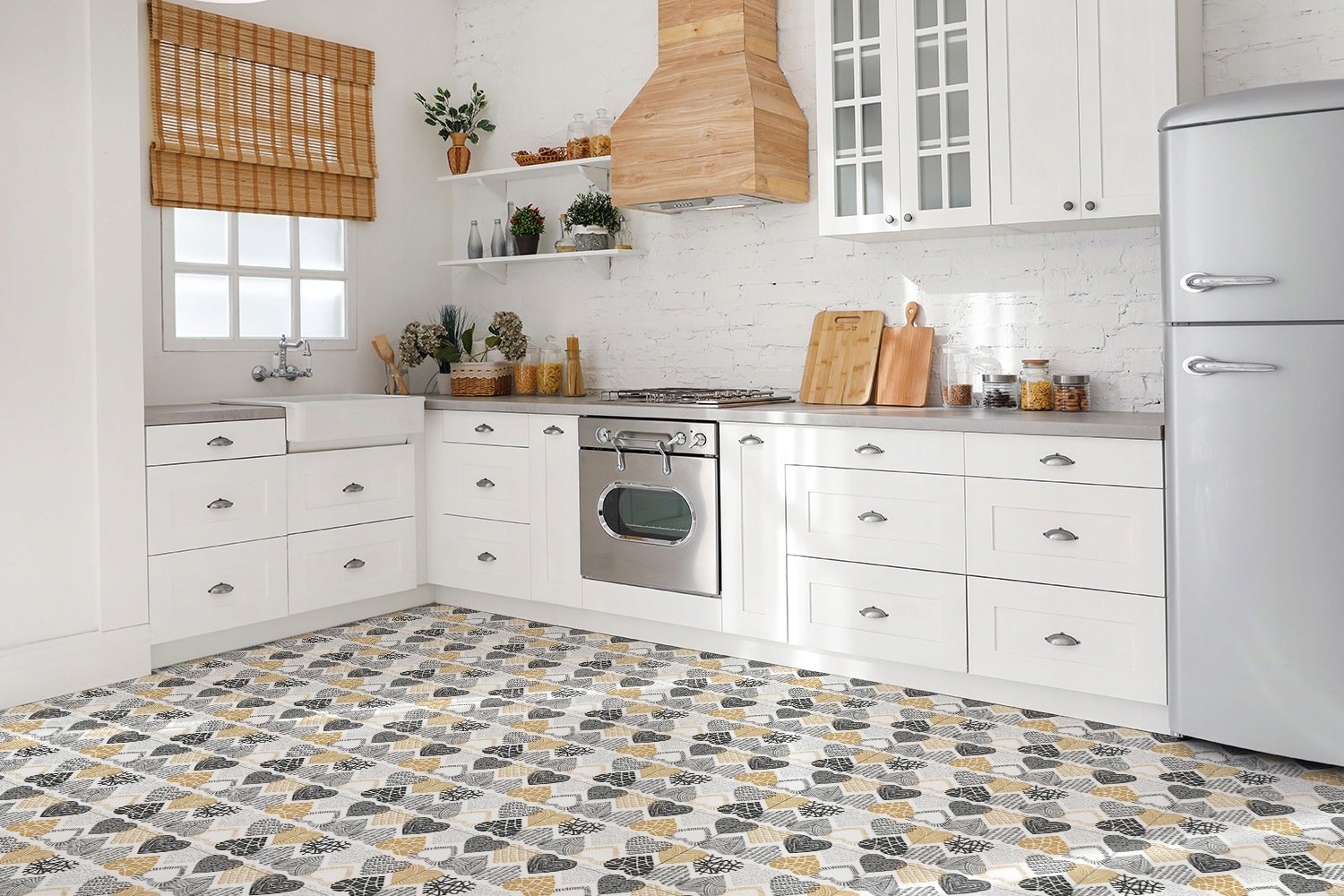 Panele Płytki PCV Samoprzylepne Podłogowe Serca Producent Dywanomat