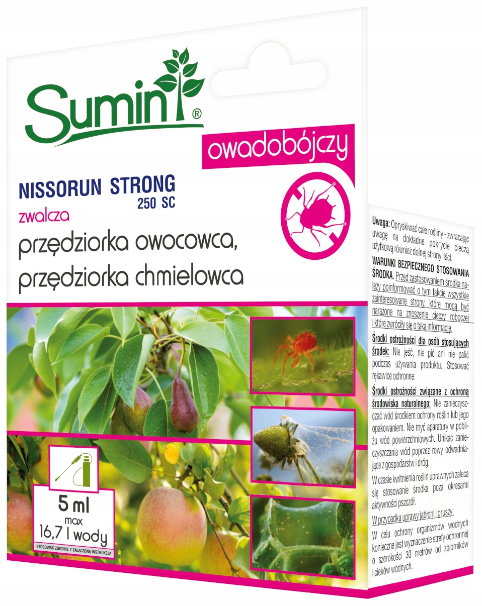

Sumin Nissorun Strong 250 Sc na przędziorki 5 ml