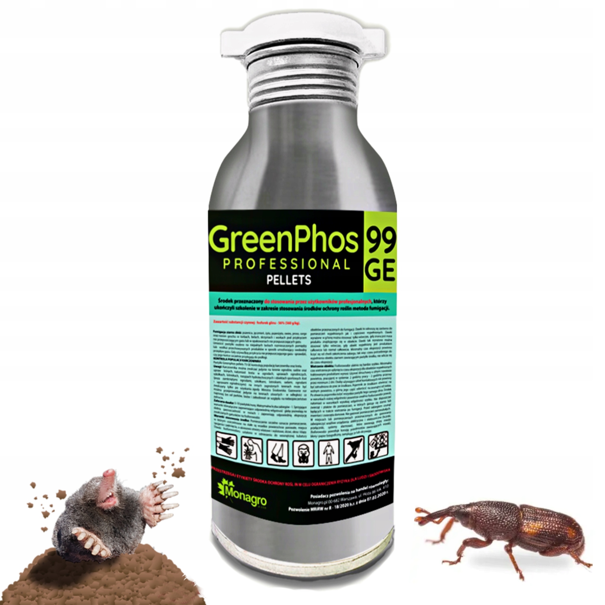 

Trutka Greenphos na krety Silna Skuteczna 1KG