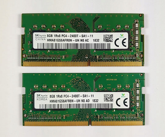 SK hynix 16GB DDR4 3200MHz メモリー 10枚セット Pamięć RAM DDR4 SK Hynix HMA82GS6DJR8N-XN N0 AC 16 GB • Cena