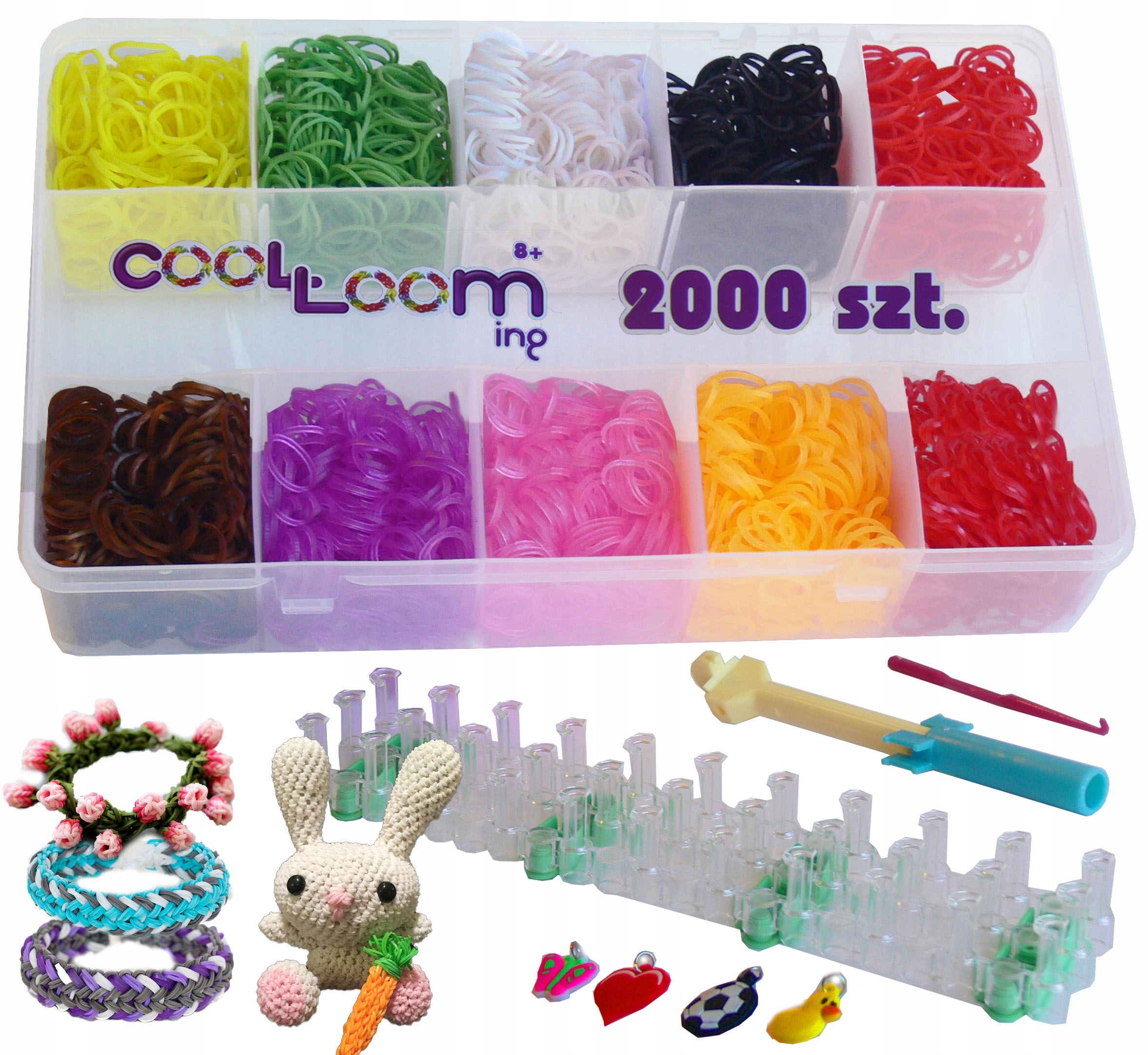 

Gumki Do Robienia Bransoletek 2000 Szt Tm Toys