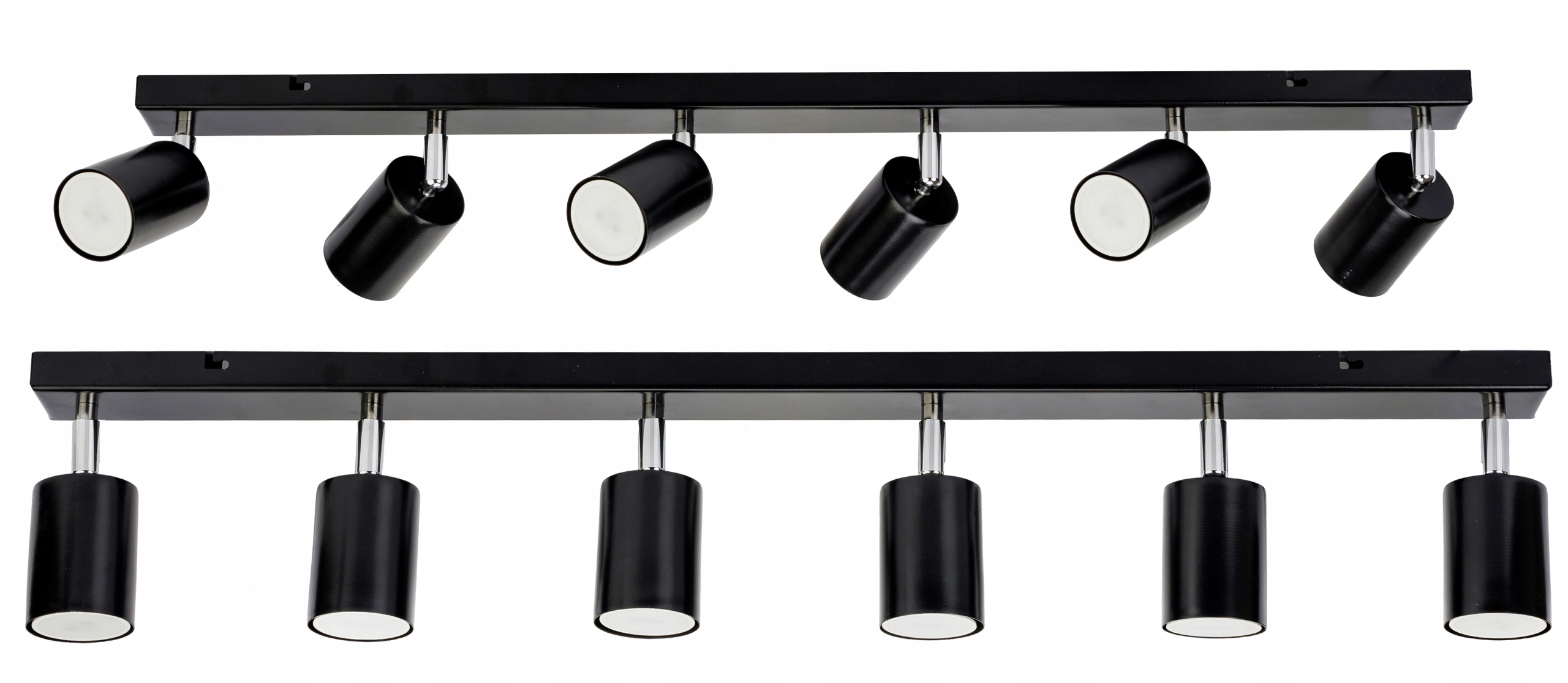 Stropní Svítidlo Spot Tuba Svítidlo Nastavitelný Nosník 80 CM Kolejnice Na 6 GU10 230V