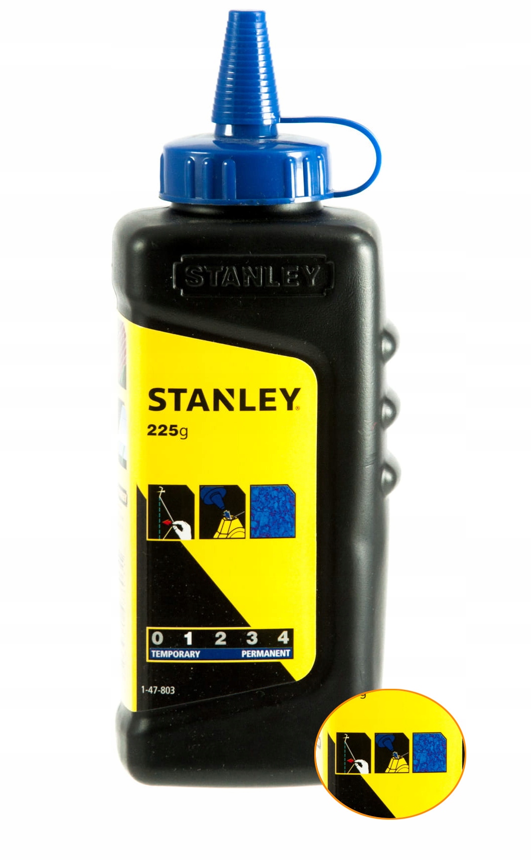 Kreda traserska Stanley 47-803 225 g niebieska Typ kreda