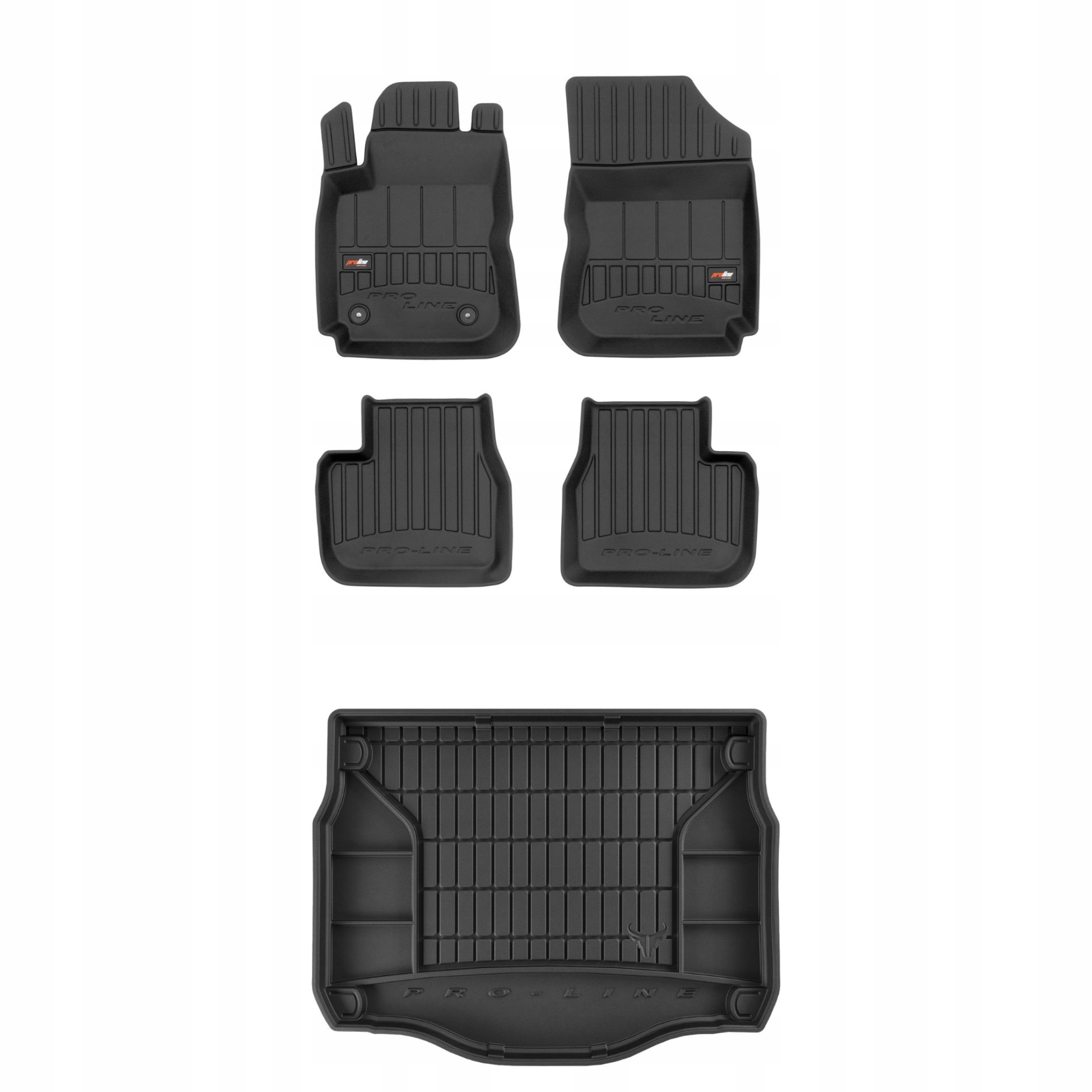 Sada gumových kobercov a rohoží pre Citroën C4 Cactus 2014-2020