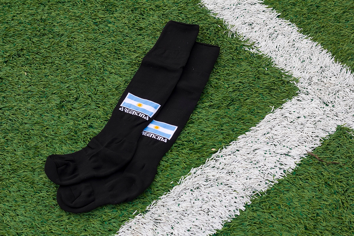 MESSI 10 Strój Piłkarski i Getry ARGENTYNA 134 Rozmiar 134